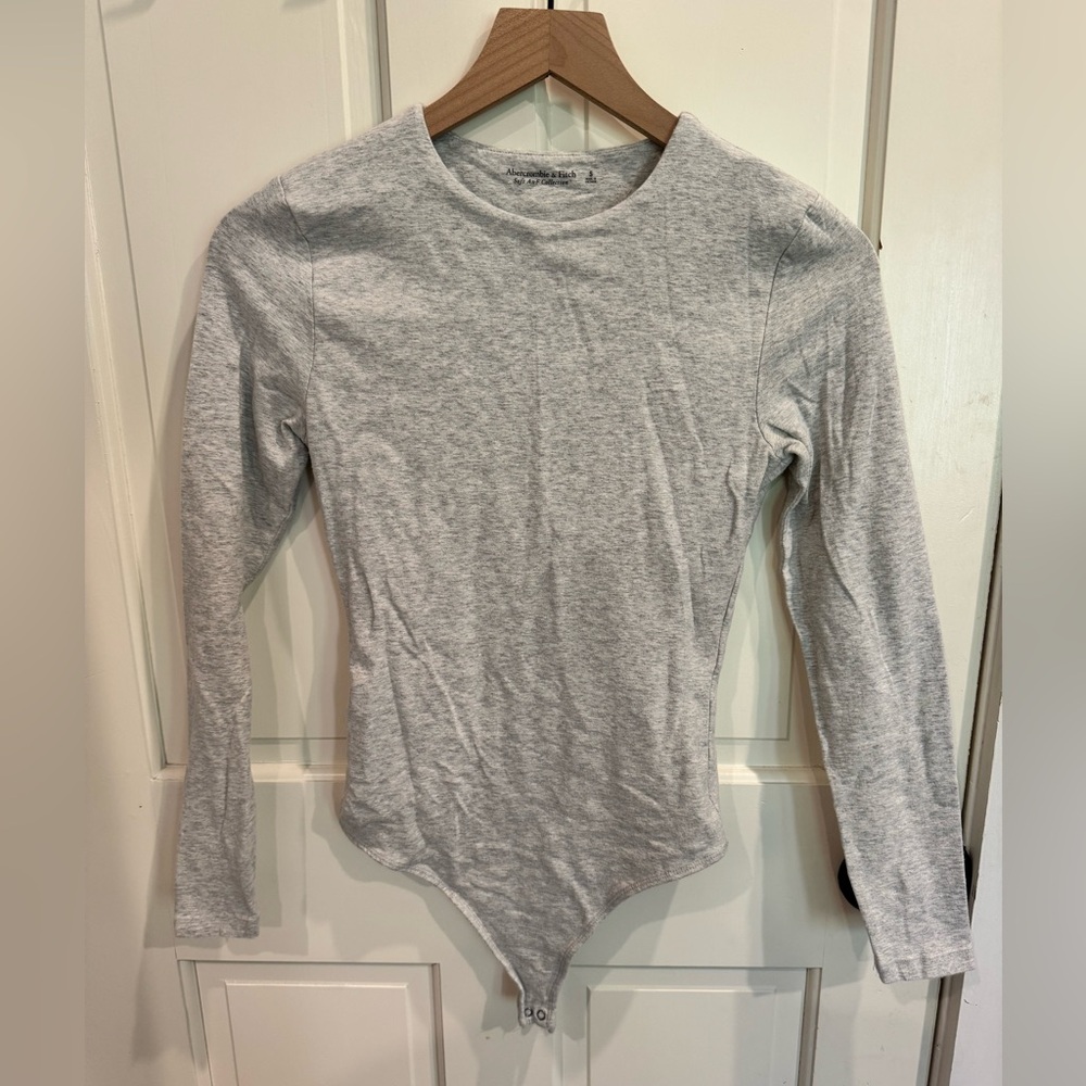 Abercrombie & Fitch Heather Gray Bodysuit